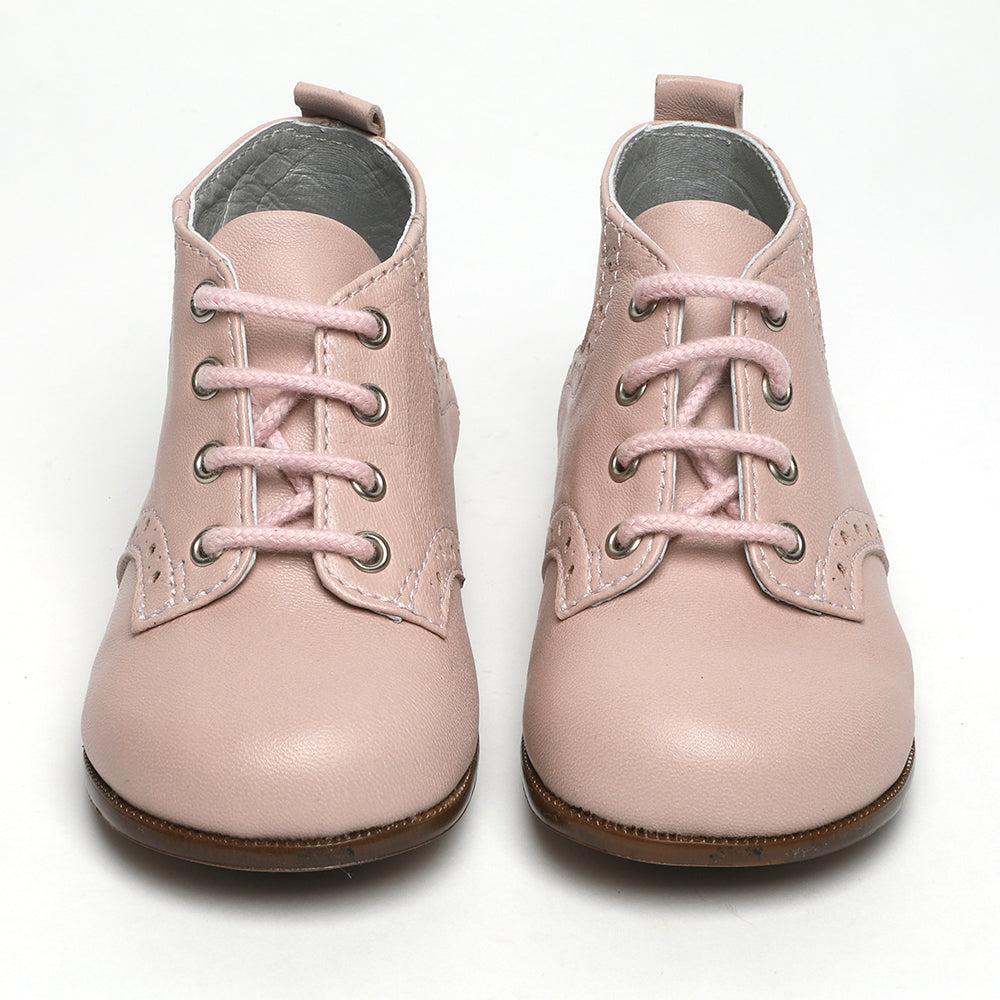 dusty pink leather