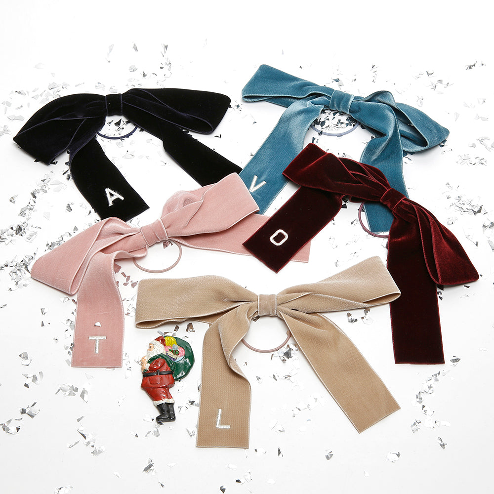 ADD A MONOGRAM TO YOUR BOWS