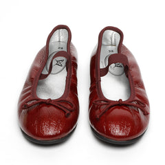 burgundy patent