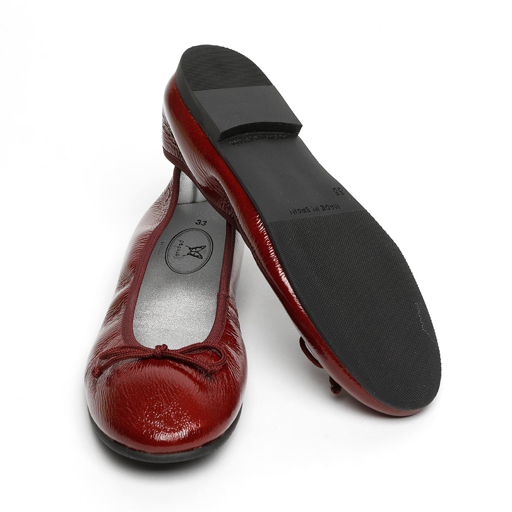 burgundy patent