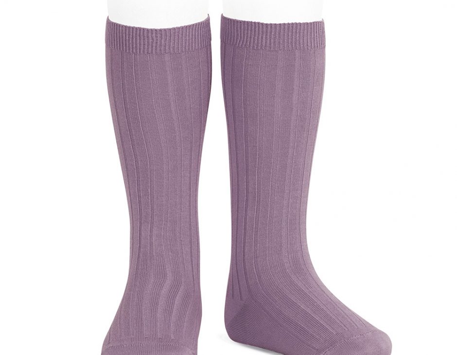 RIBBED KNEE SOCK | Papouelli